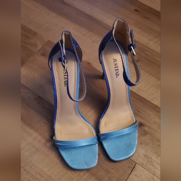 Justfab Two Tone Stilleto Sandal - Picture 4 of 4